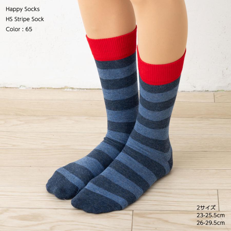 HappySocks HS ストライプ ソックス (色番号65)(2325.5cm・2629.5cm) 靴下 国内正規品 ハッピーソックス Stripe Sock hs10201906