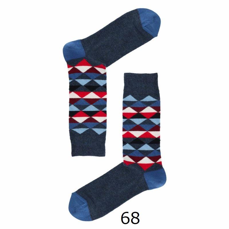 HappySocks HS トライアングル トップ ソックス (色番号68)(23-25.5cm・26-29.5cm) 靴下 国内正規品 ハッピーソックス Triangle Top Sock｜bisokuhanamai｜05