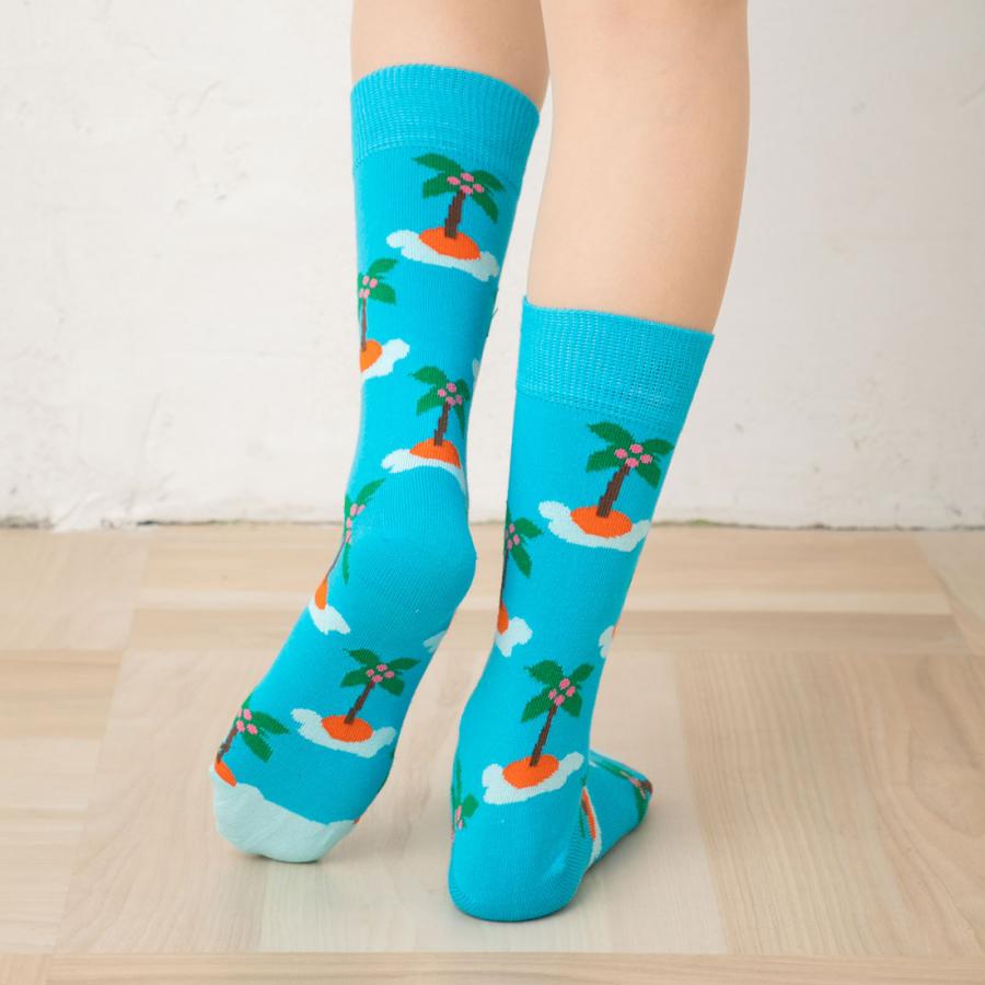 HappySocks HS アイランド ソックス (色番号65)(23-25.5cm・26-29.5cm) 靴下 国内正規品 ハッピーソックス Island Sock｜bisokuhanamai｜04