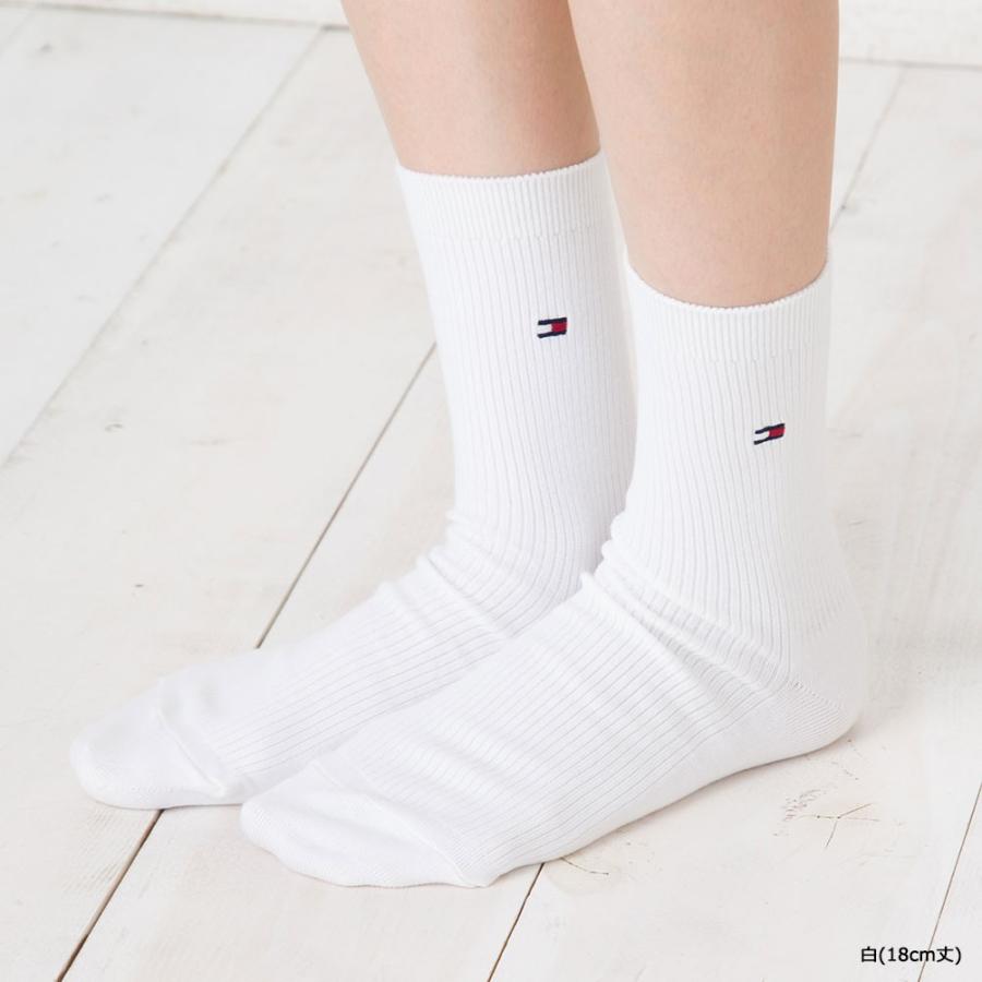 Tommy Hilfiger スクールソックス 18cm丈 日本製 紺 白 黒 23 25cm トミーヒルフィガー ワンポイント 靴下 レディース Ni レッグウェア専門店 美足花舞 通販 Yahoo ショッピング