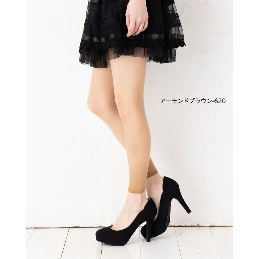 モア MORE 伝線しにくい ゆったり シアーレギンス 10分丈 JM-L モア MORE 伝線しにくい ゆったり シアーレギンス 10分丈 JM-L