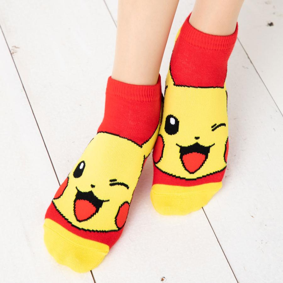 ポケットモンスター ピカチュウ フェイス スニーカー丈ソックス 23 25cm 靴下 ポケモン Sp Pmsoc1486j レッグウェア専門店 美足花舞 通販 Yahoo ショッピング