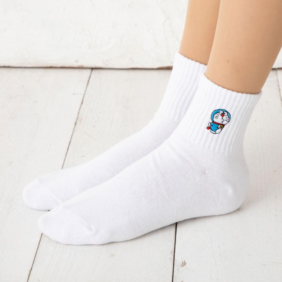 ドラえもん 口笛 ワンポイント刺繍ソックス 23 25cm 白 スクールソックス 靴下 レディース サンリオ I M Doraemon Sp Srsoc1505j レッグウェア専門店 美足花舞 通販 Yahoo ショッピング