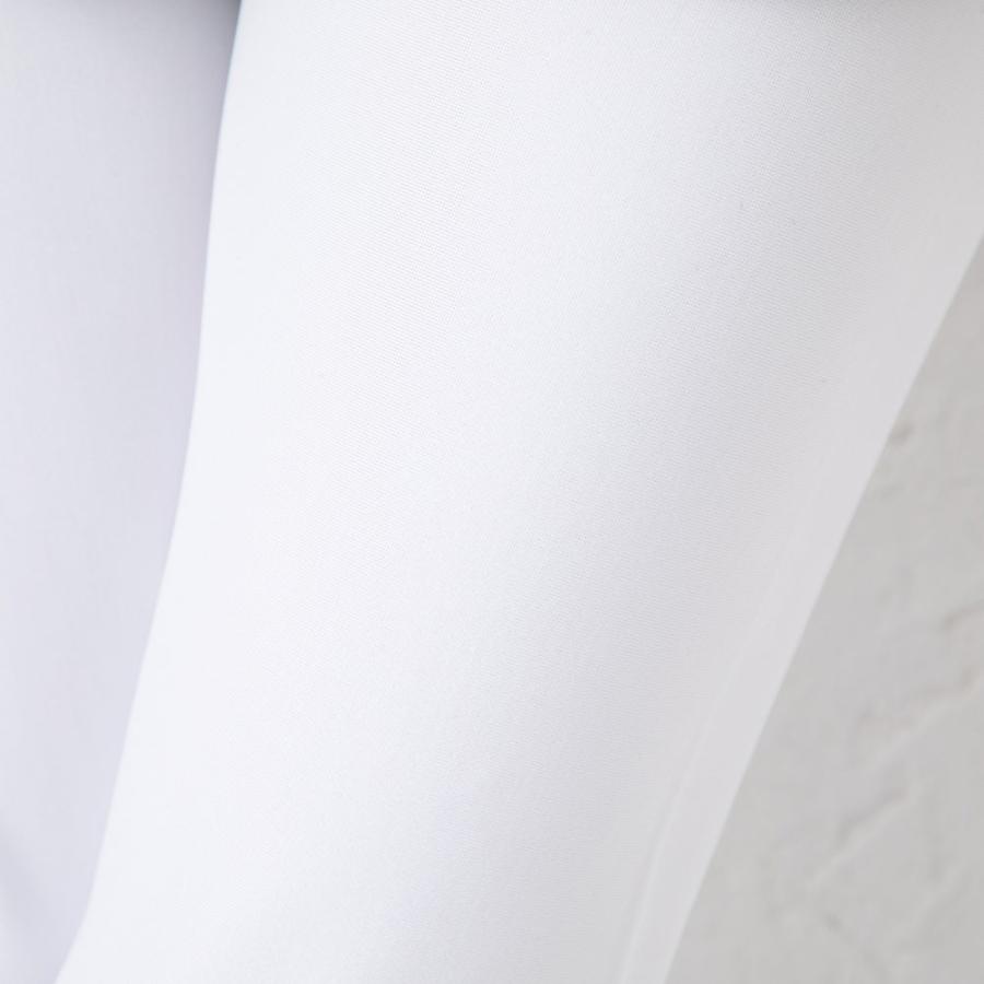 スポーツレギンス 10分丈 ホワイト 白 (UVカット率99% UPF50+)(M-L