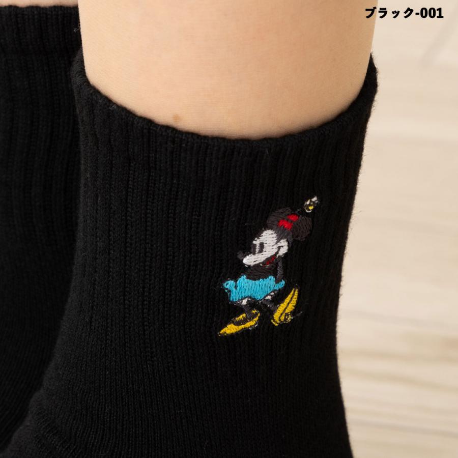 Disney ミニーマウス ワンポイント刺繍 アメリブ ロークルー Disney ミニーマウス ワンポイント刺繍 アメリブ ロークルー