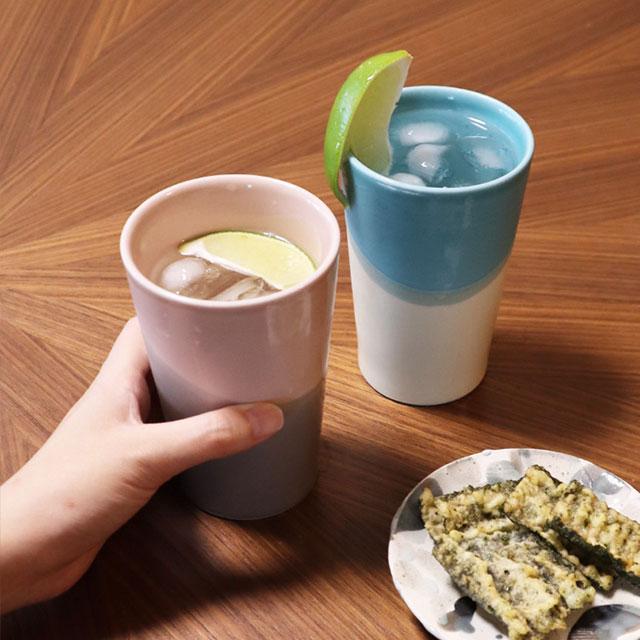 BISQUE 二重構造タンブラー KEEPOT キーポ 330ml 保温 保冷 磁器 日本