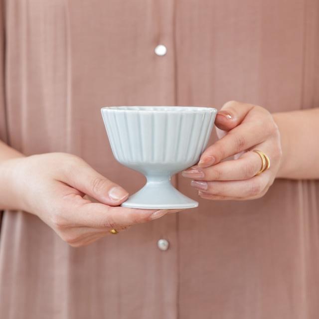 BISQUE 高台付カップ Krone クローネ 190ml 波佐見焼 高台付き器
