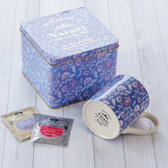 BISQUE カンカンマグ Vasant ヴァサント 350ml 大きめ 花柄 おうち