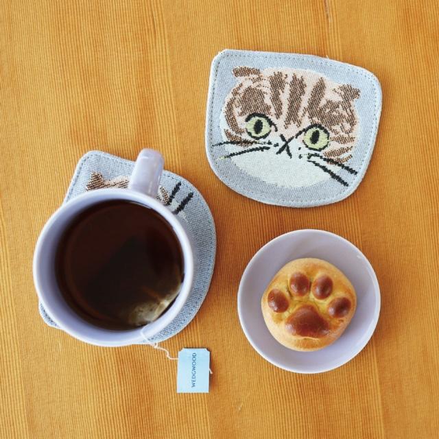 BISQUE プレイスマットS I LOVE CAT! アイラブキャット！ コースター