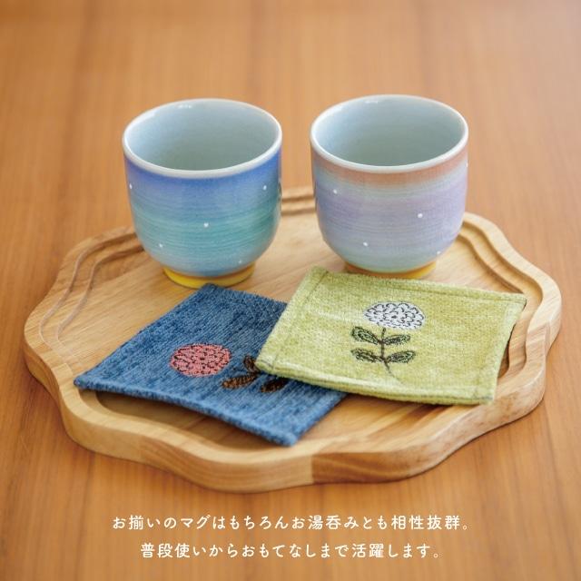 BISQUE プレイスマットS Pon Pon Dahlia ポンポンダリア コースター 花