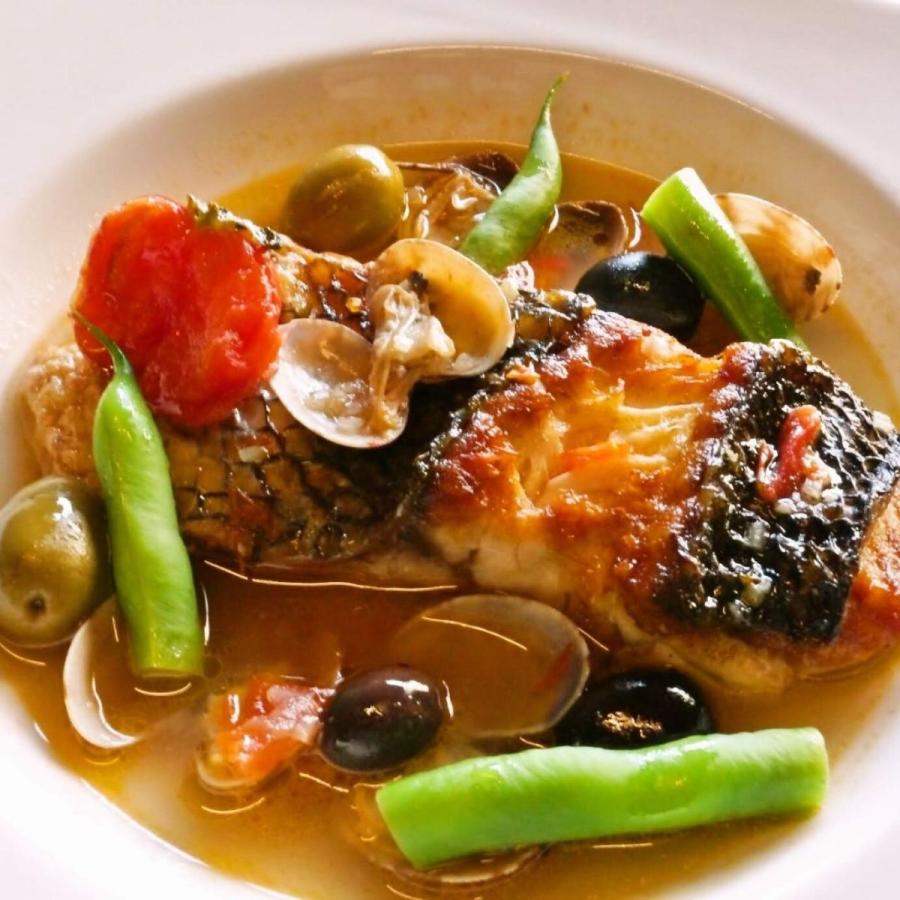 真鯛とアサリのアクアパッツァ フレンチ惣菜 フランス料理 お取り寄せグルメ ワイン ビストロ 中目黒
