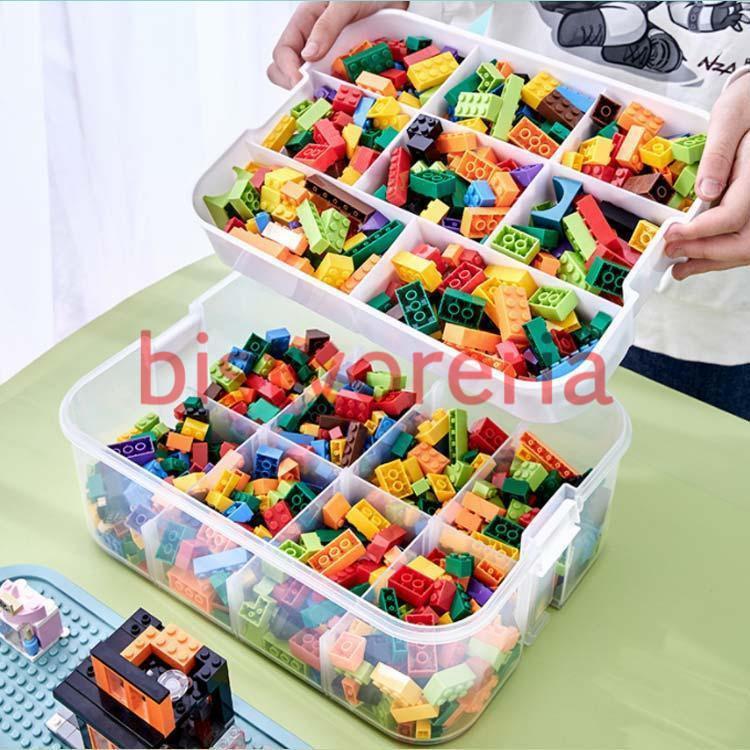 3層式 おもちゃ 収納 レゴ ブロック 収納 ケース レゴ 収納ケース ブロック おもちゃ収納 レゴ 仕切り キッズ お片付け ブロック収納ボックス｜bistyoreria｜06
