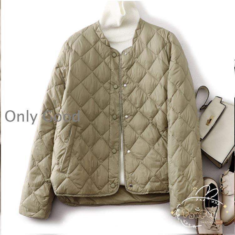 キルティング ノーカラー レディース ブルゾン 中綿 アウター キルト キルトショートジャケット 上着 羽織 ライトアウター 防寒 ジャケット 冬 キルティング ノーカラー レディース ブルゾン 中綿 アウター キルト