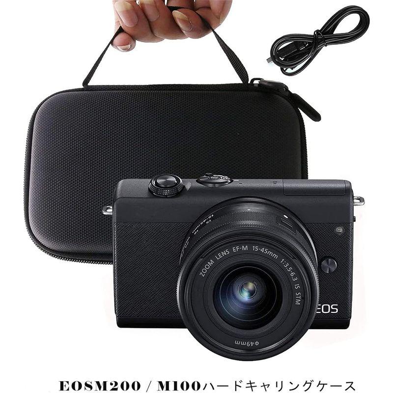 用の EOS M100/M200 カメラ 保護 キャリング 収納ケース -waiyu JP｜bisuta｜04