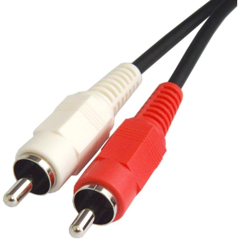 オーディオ変換ケーブル RCA/ピンプラグ×2(赤.白) - 6.3mm ステレオ標準プラグ 5m VM-RRS-5m｜bisuta｜02