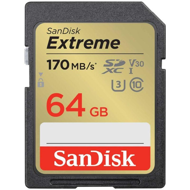 サンディスク 正規品 SDカード 64GB SDXC Class10 UHS-I U3 V30 SanDisk Extreme SDSDX｜bisuta｜09