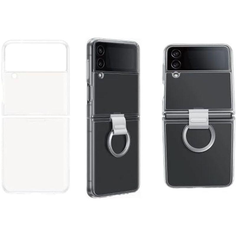 Galaxy Z Flip4 5G ケース 純正 クリアカバー リング付 Clear Slim Cover with Ring EF-OF7｜bisuta｜07