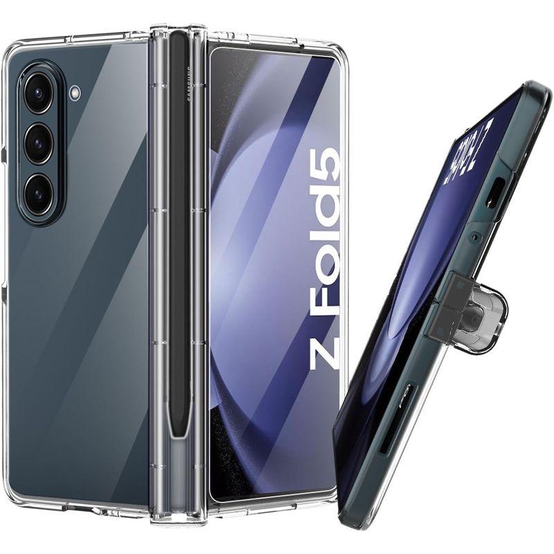 AICase Samsung Galaxy Z Fold 5 5G ケース 内蔵スクリーンプロテクター S ペンホルダー付き 360 フルボ｜bisuta｜07