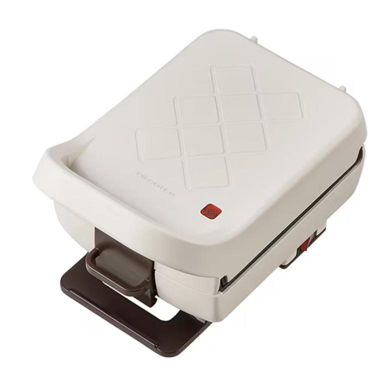 レコルト プレスサンドメーカー プラッド ホットサンド マットホワイト RPS-2(W) | 