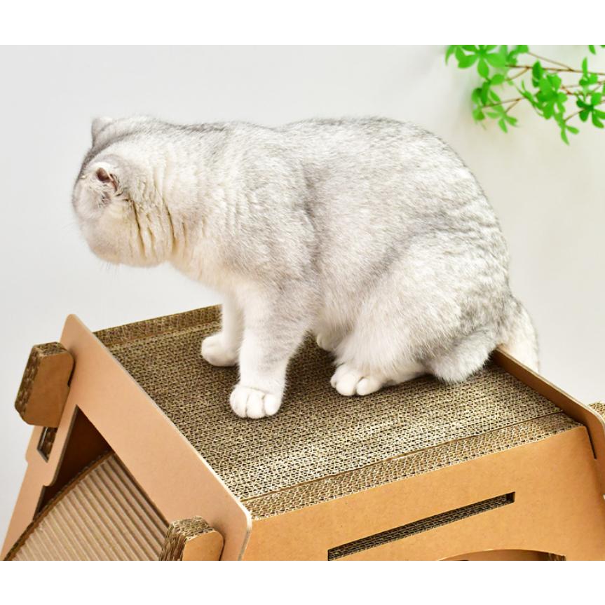 猫用回し車 段ボール製回転マシーン ランニングマシーン 遊具 おもちゃ