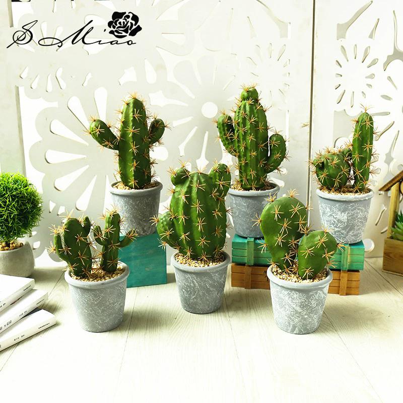 人工観葉植物 サボテン フェイクグリーン ポット 造花 多肉植物 5種類 卒業式（Yahoo!・ロンロゼ）