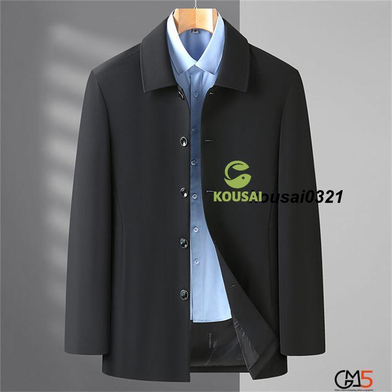 ビジネスコート メンズ ステンカラー コート ハーフコート 春服 スリーシーズン ステンカラージャケット 通勤コート ビジネスコート |  | 06