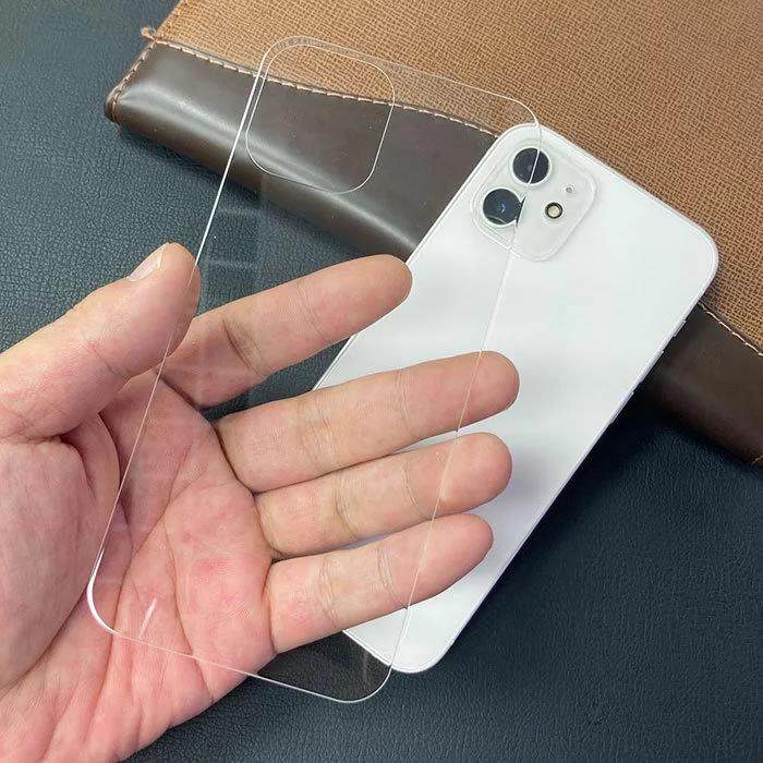 iPhone 12 iPhone12/12Pro/12ProMax専用 背面フィルム強化ガラス