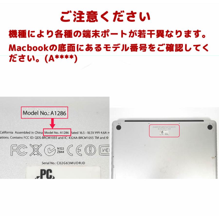 9個入り コネクタキャップ ダストプラグ MacBook Pro 対応 ポート用 シリコン蓋 防水 防塵カバー｜bisyodo｜07