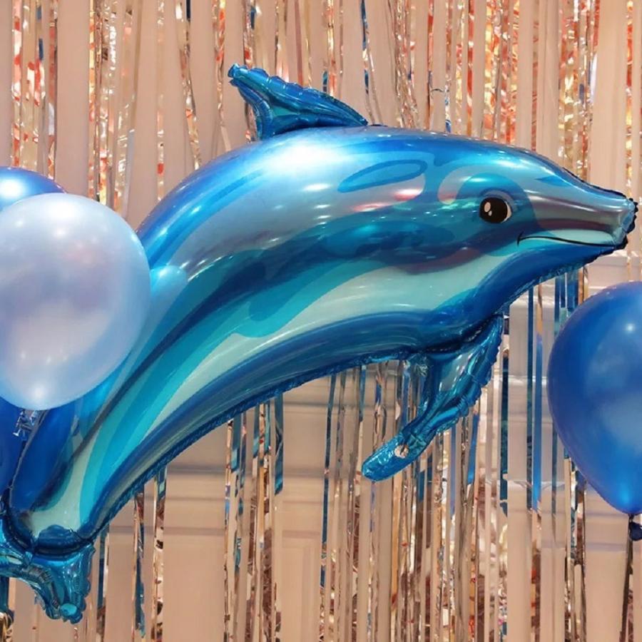 誕生日 バルーン イルカバルーン Happybirthday バルーン パーティー 飾り付け 1 微笑ライフ 通販 Yahoo ショッピング