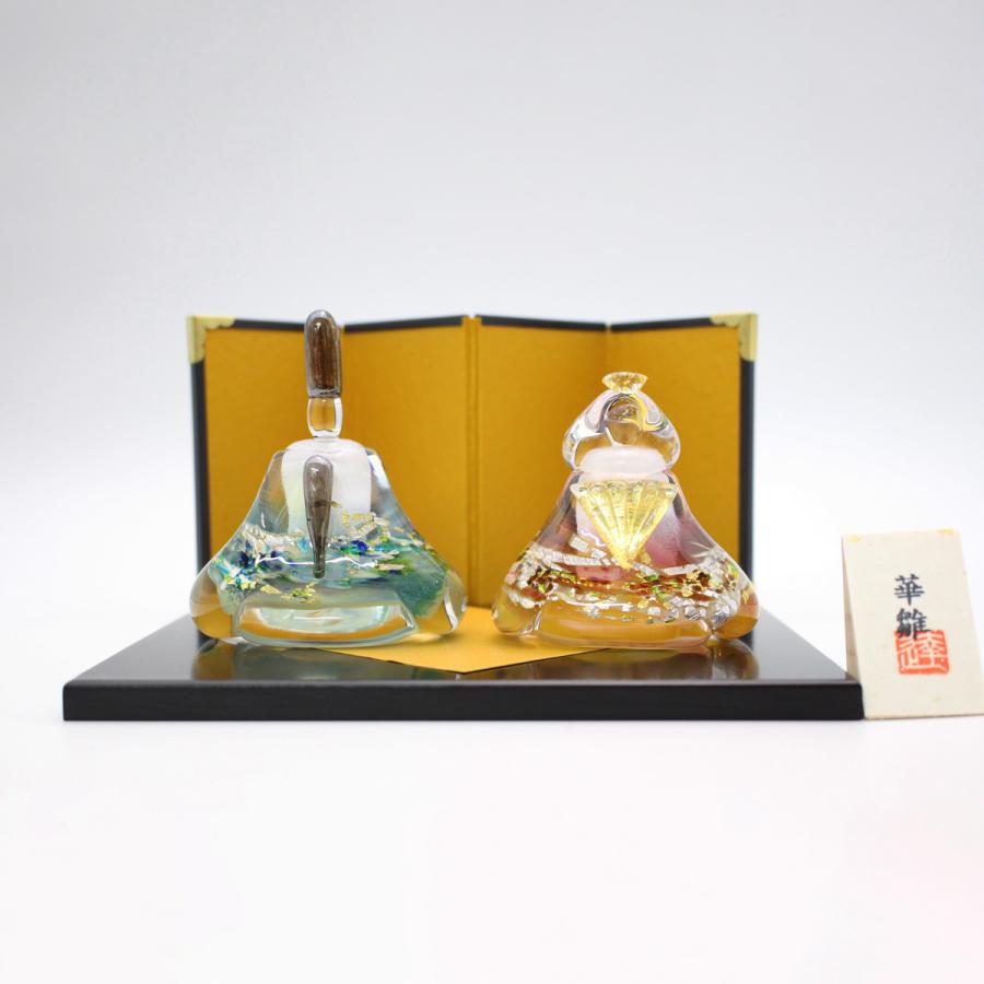 ガラスのお雛様 華雛 (はなびな) glass calico グラスキャリコ ガラスのお雛様 華雛 (はなびな) glass calico グラスキャリコ