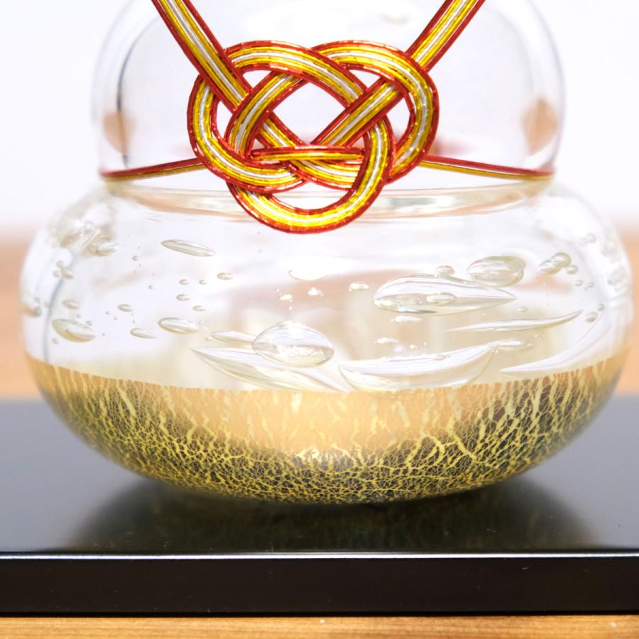 ガラスの鏡餅 大（L） glass calico グラスキャリコ ハンドメイド