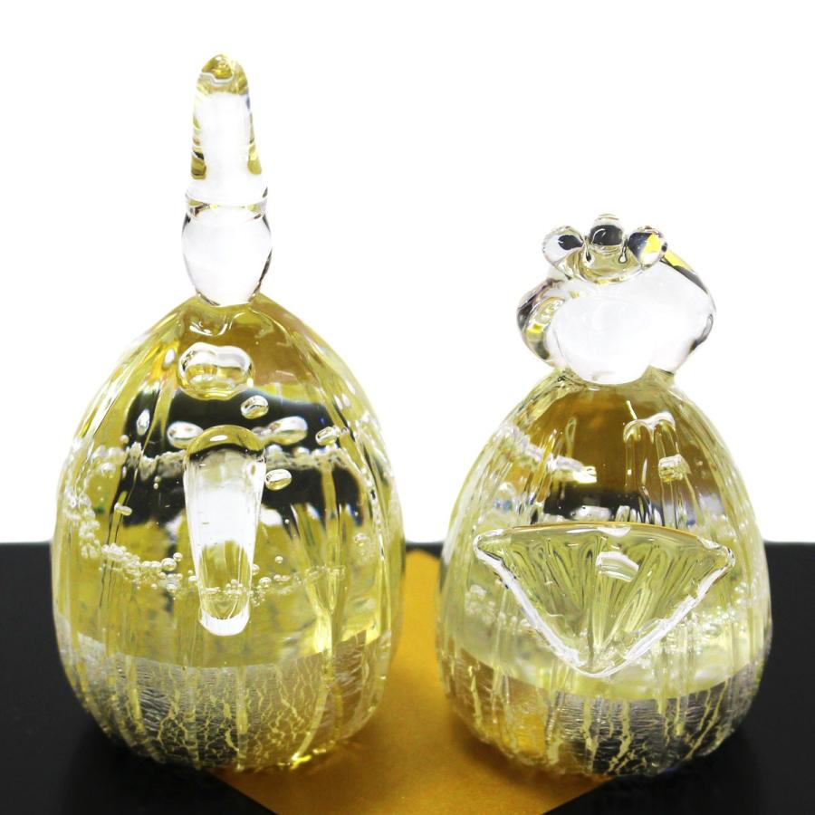 オフシーズン特価】ガラスのお雛様 華雛(はなびな) glass calico