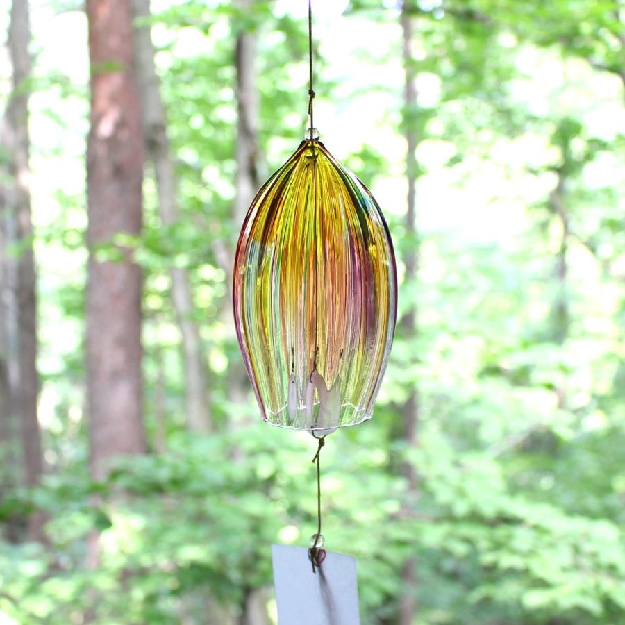 ガラスの風鈴 プリズム ライン Glasscalico グラスキャリコ ハンドメイドガラスアート Belle Ile Nature Org