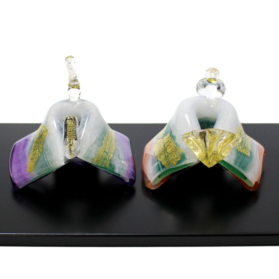 ガラスのお雛様 ひとえ雛 春風 SAIZOU GLASS LABO 可児友紀 ハンドメイド ガラスアート 雛人形 ひな人形 おひなさま オブジェ おしゃれ コンパクト ギフト SAIZOU GLASS LABO おしゃれ コンパクト ギフト 幅9cm 5cm