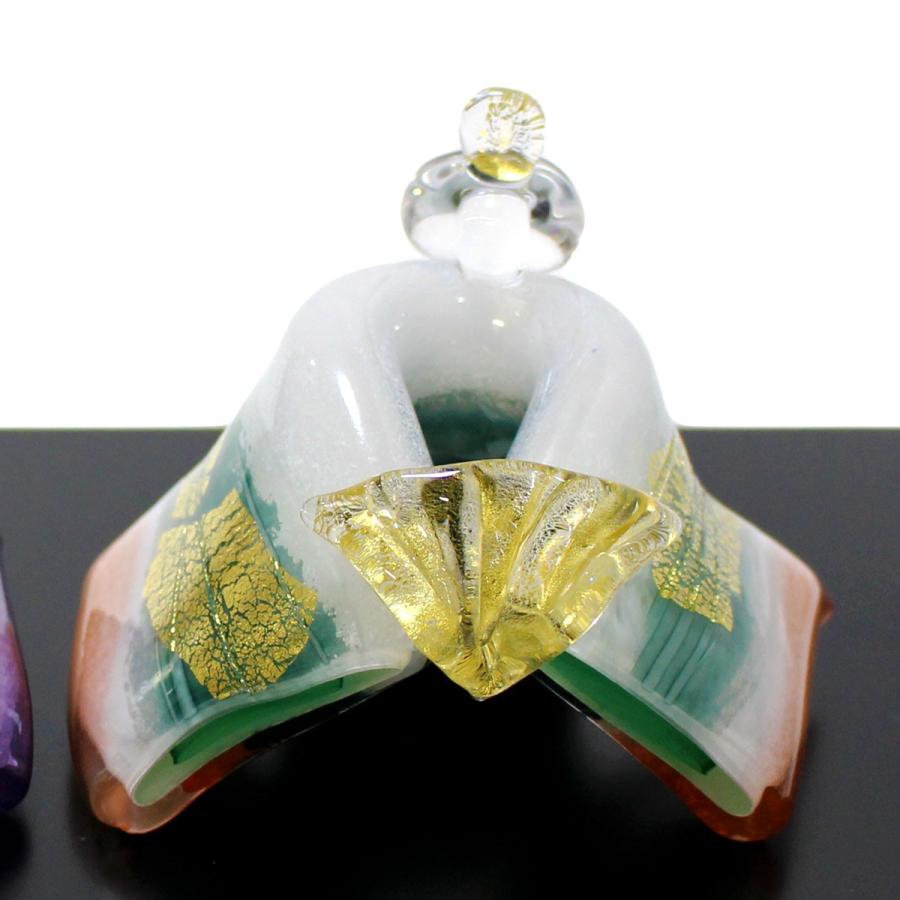 ガラスのお雛様 ひとえ雛 春風 SAIZOU GLASS LABO 可児友紀 ハンドメイド ガラスアート 雛人形 ひな人形 おひなさま オブジェ おしゃれ コンパクト ギフト SAIZOU GLASS LABO おしゃれ コンパクト ギフト 幅9cm 5cm