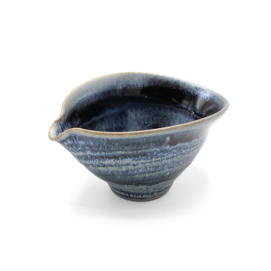 山下陶房 山下秀樹 銀化天目 片口 (小・1合) 単品 : 酒器