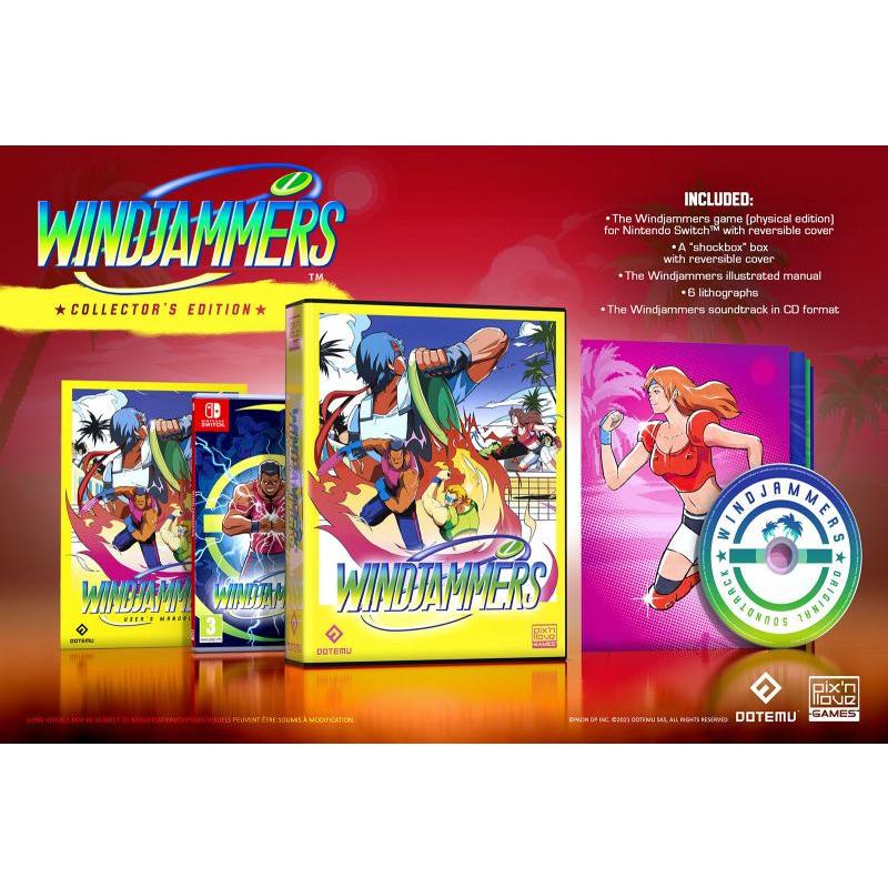 予約 海外版 スイッチ Windjammers Collector's Edition フライング・パワー・ディスク コレクターズエディション パッケージ 輸入品｜bit-games｜02