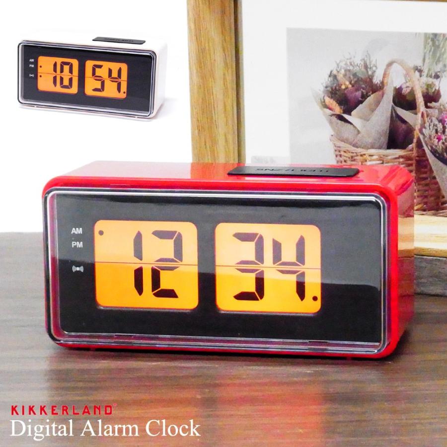 目覚まし時計 デジタルアラームクロック キッカーランド Digital Alarm Clock Kikkerland D A Clock Bit 通販 Yahoo ショッピング