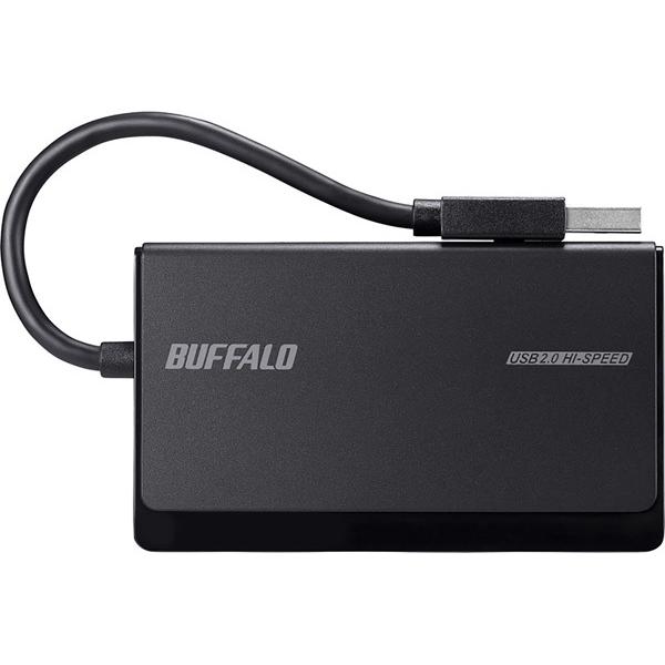 カードリーダー バッファロー USB2.0 マルチカードリーダー UHS-I対応 ケーブル収納モデル ブラック BSCR500U2BK｜bita-ec｜04