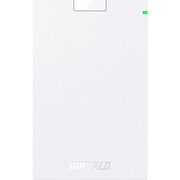 HDD バッファロー ミニステーション USB3.1(Gen.1)対応 ポータブルHDD スタンダードモデル ホワイト 1TB HD-PCG1.0U3-BWA