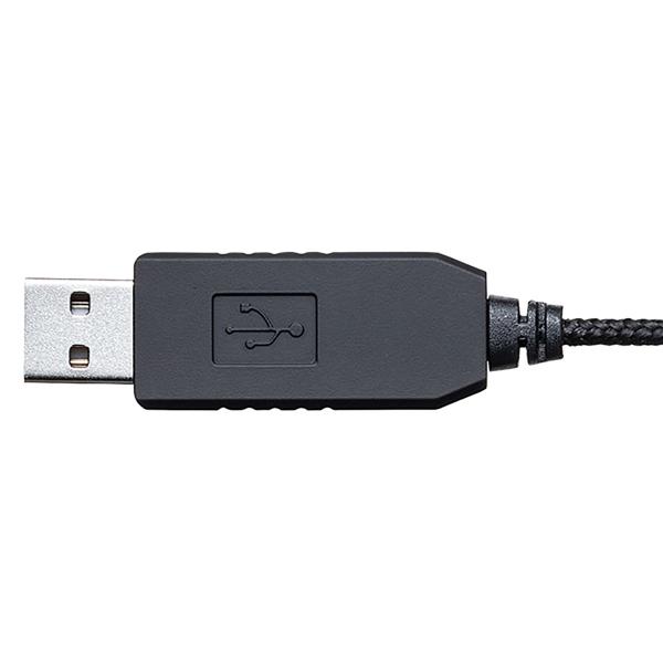 ヘッドフォン サンワサプライ USBヘッドセット MM-HSU09BK｜bita-ec｜05