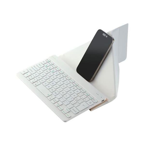エレコム Bluetoothミニキーボード Slint 超薄型 パンタグラフ式 保護ケース付 マルチペアリング ホワイト TK-TM15BPWH｜bita-ec｜03