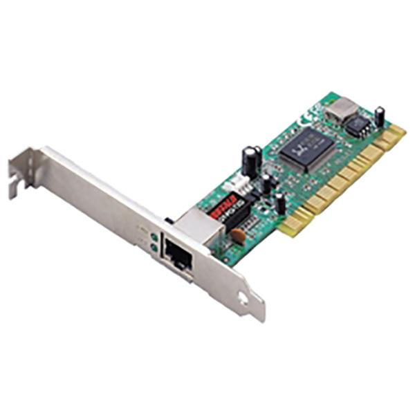 LANアダプタ バッファロー 100BASE-TX/10BASE-T対応 PCIバス用LANボード LGY-PCI-TXD｜bita-ec