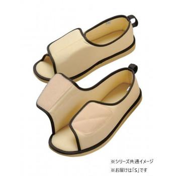 竹虎 転倒予防シューズ　つま先なし ベージュ-S 091132 |  | 01