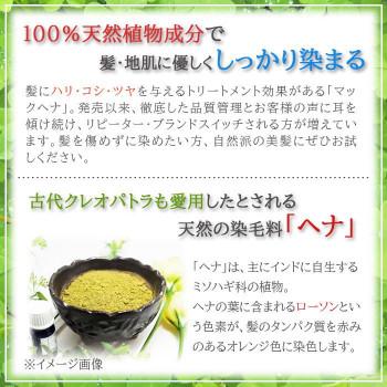 マックヘナハーバルトリートメントお徳用　ナチュラルブラウン　400g(100g×4袋) |  | 03
