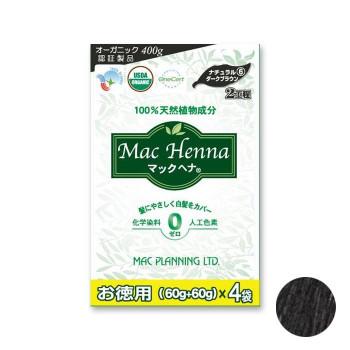 マックヘナハーバルトリートメントお徳用　ナチュラルダークブラウン　480g(ヘナ60g×4袋・インディゴ60g×4袋) | 