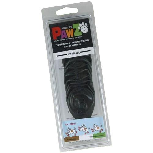 正規輸入品　アメリカ　Pawz Dog Boots社製　ポウズ　ラバー・ドッグ・ブーツ　XXS　Black　PZBLKXX | 