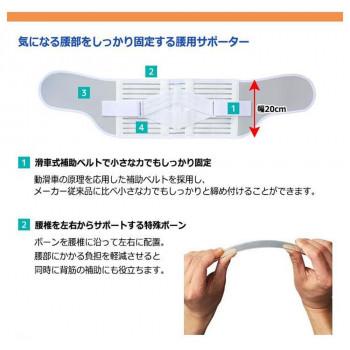 中山式 腰椎医学(R) コルセット 滑車式標準タイプ 白　3Lサイズ |  | 01