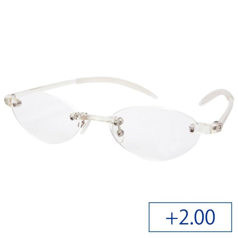 シニアフレックス  超弾性グラス 老眼鏡 SF01 レディース +2.00 クリア | 