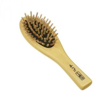 NB-2000 本つげ 生の椿油 クッションブラシ 小 | 